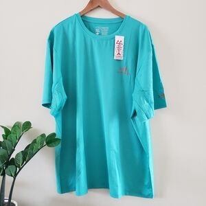 BASSDASH NWT Men’s UPF 50+ Sun Protection Fishing  Short Sleeve UV T-Shirt - 3XL